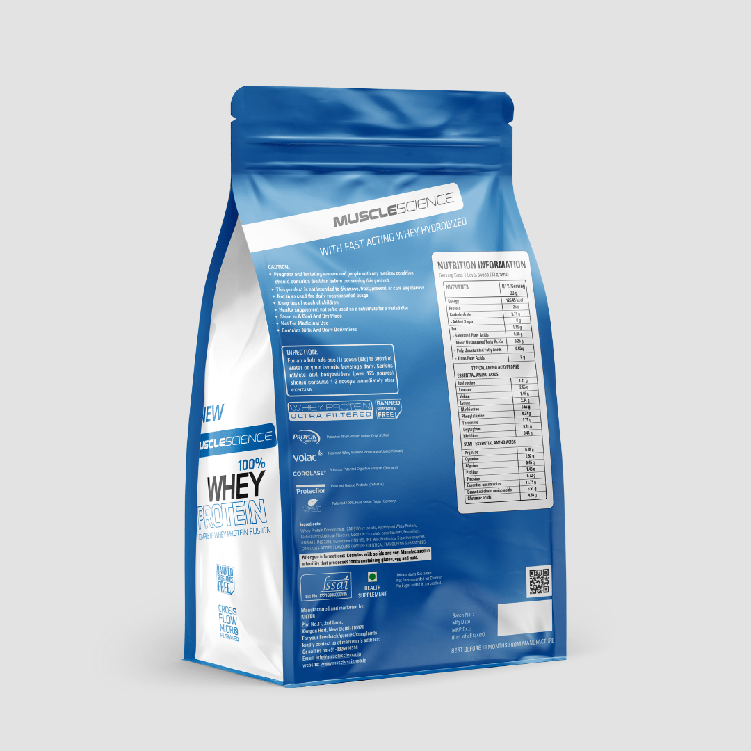 Complete Whey Protein Fusion – 1 Kg | Coffee ( Shaker Free )