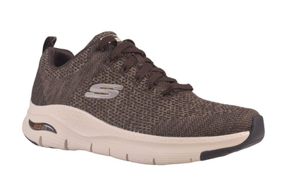 Skechers Mens Arch Fit - Paradyme Sneaker (Chocolate)