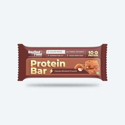 Protein Bars | Cocoa Almond Flavor (Pack of 6/ 40g each) | 100% Natural Ingredients