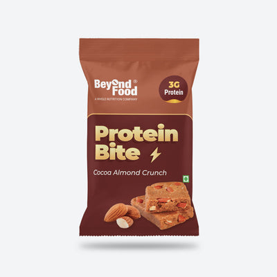 Protein Bites | Cocoa Almond Crunch Flavor (Pack of 20 /12g each) | 100% Natural Ingredients