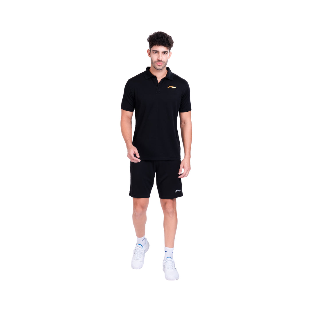 Li-Ning Everyday Polo T-Shirt (BLACK ; 2XS)