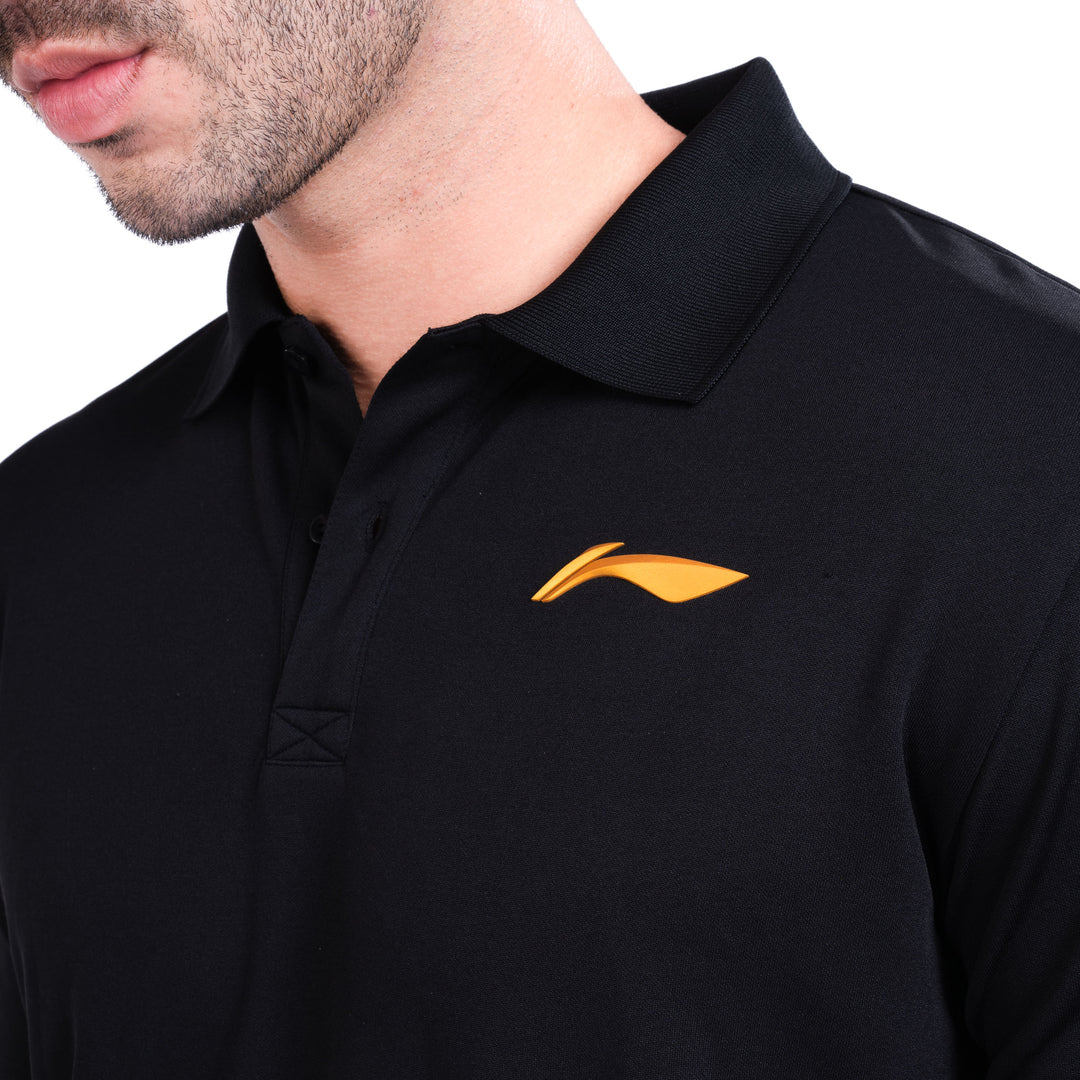 Li-Ning Everyday Polo T-Shirt (BLACK ; S)