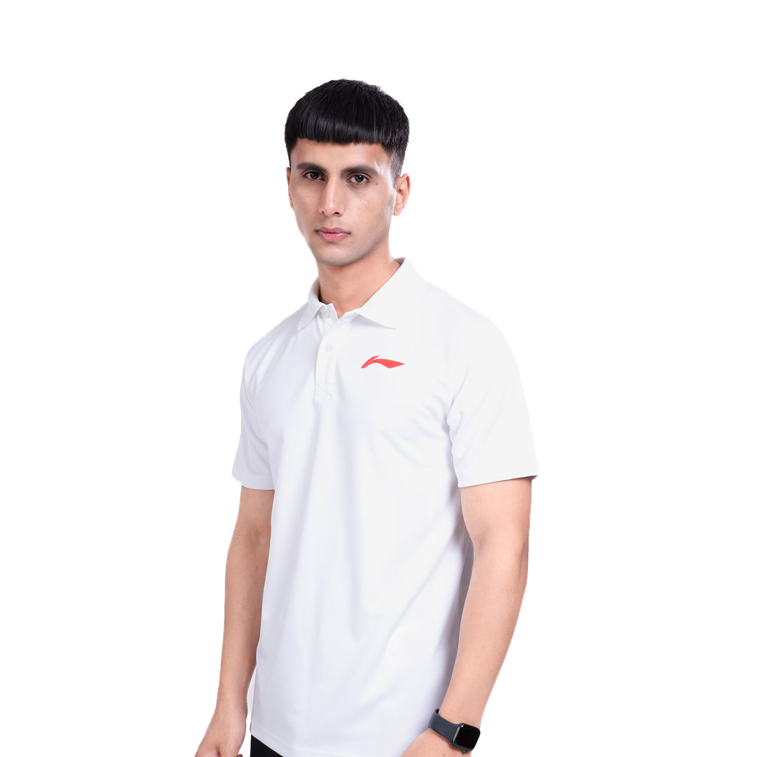 Li-Ning Everyday Polo T-Shirt (WHITE ; 3XS)