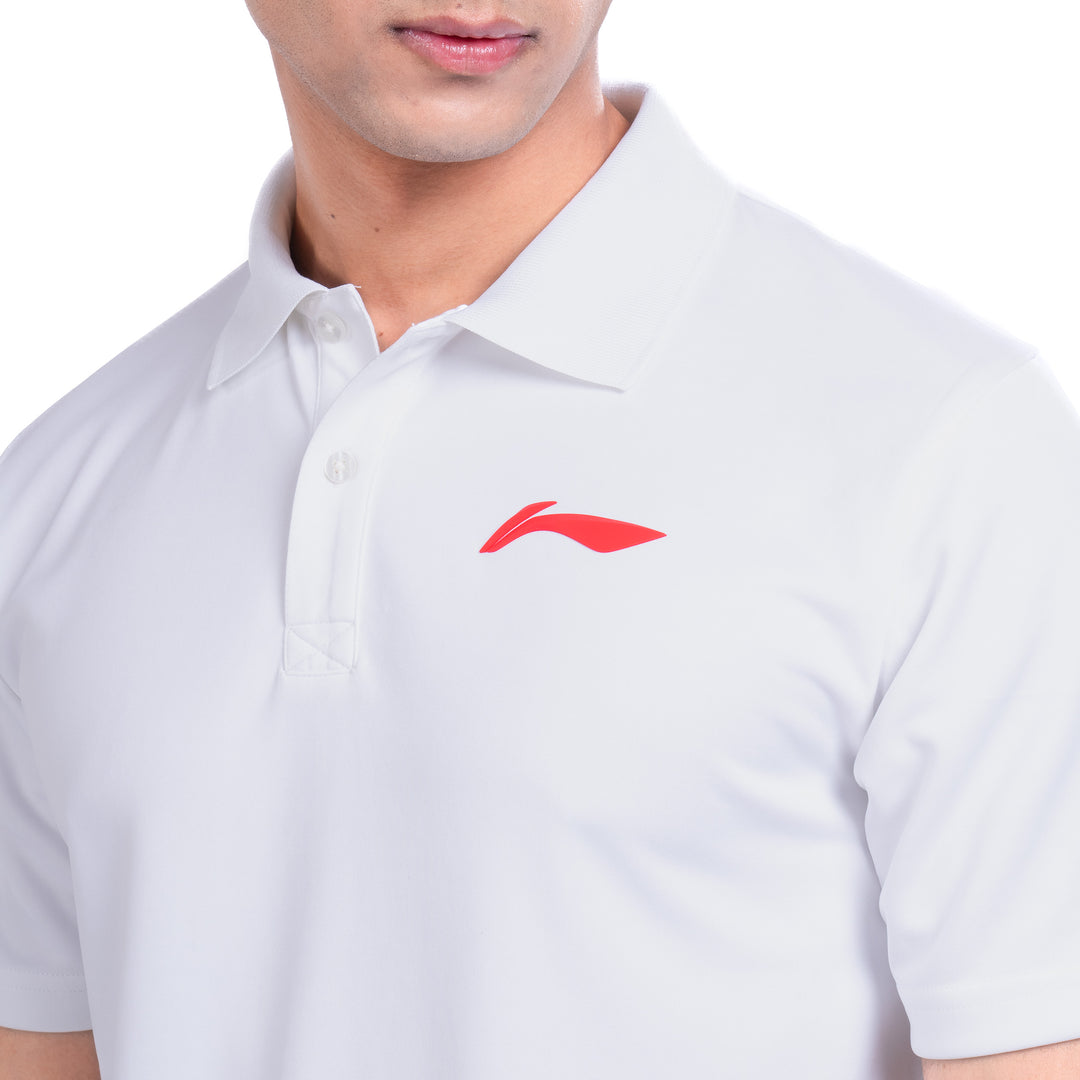 Li-Ning Everyday Polo T-Shirt (WHITE ; 2XS)