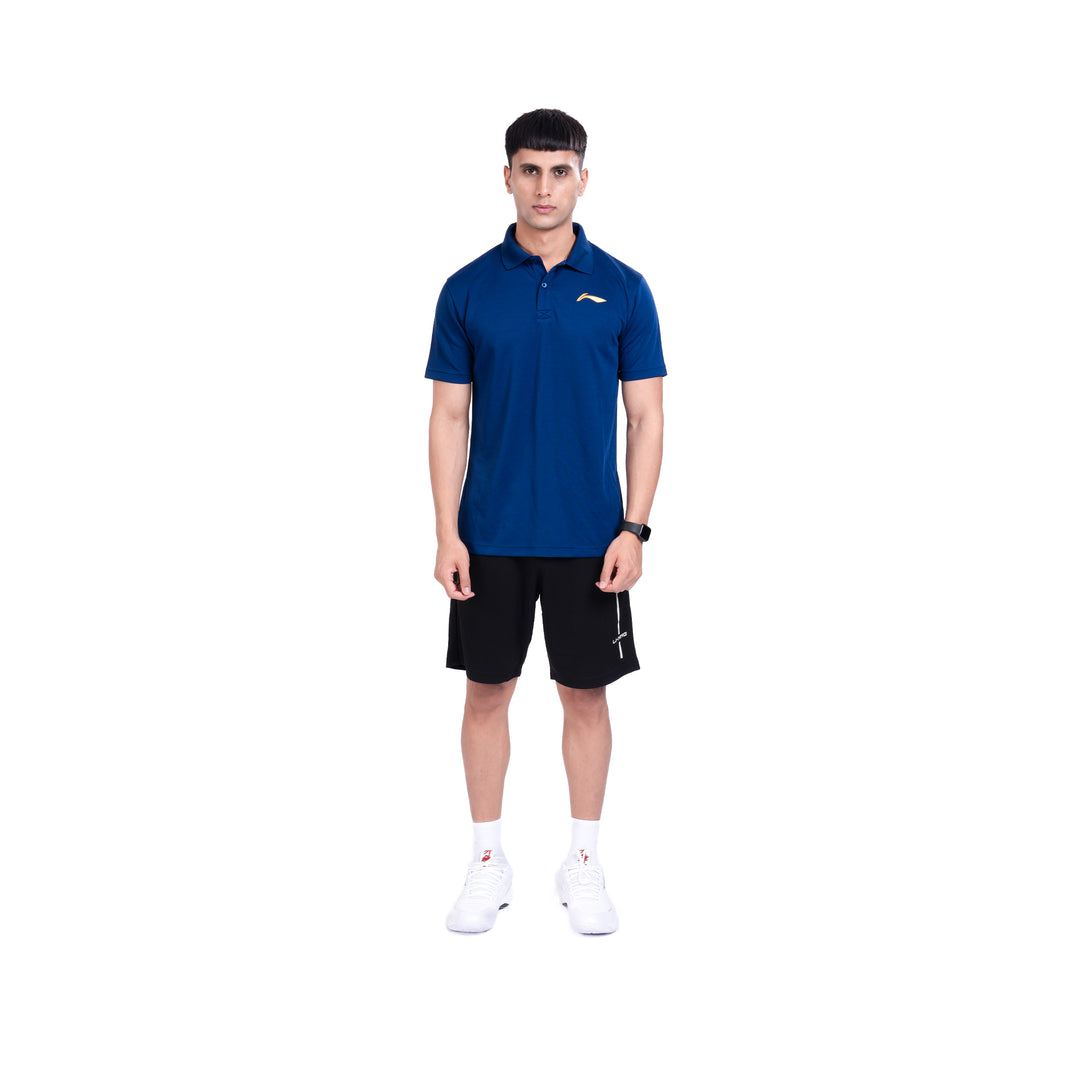 Li-Ning Everyday Polo T-Shirt (NAVY ; M)