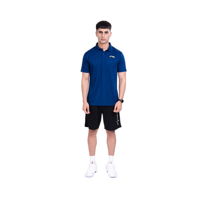 Li-Ning Everyday Polo T-Shirt (NAVY ; M)