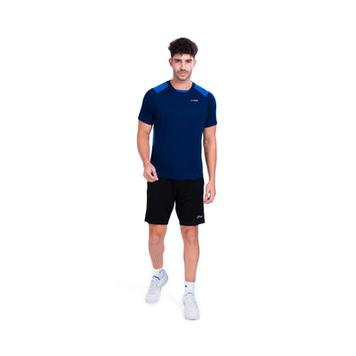 Li-Ning Flip Side T-Shirt (NAVY ; XS)