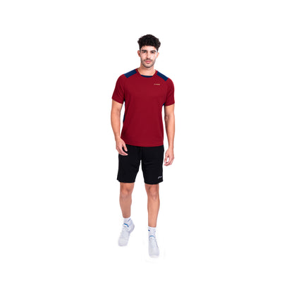 Li-Ning Flip Side T-Shirt (MAROON ; 3XS)