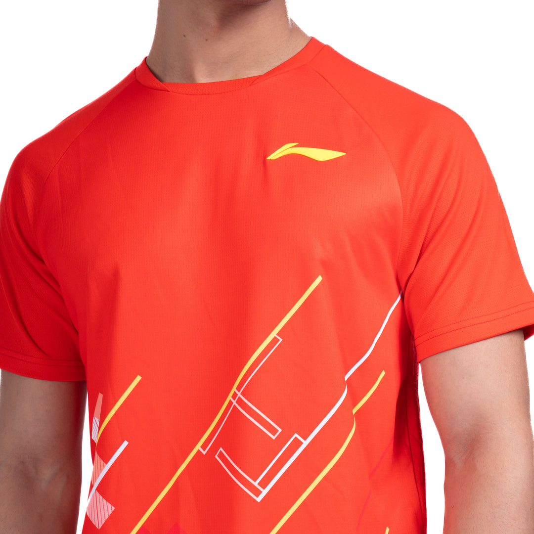 Li-Ning Prism T-Shirt (RED ; 2XL)