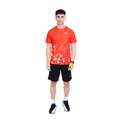 Li-Ning Prism T-Shirt (RED ; S)