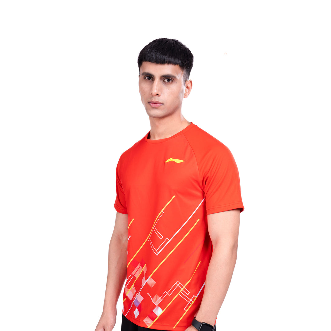 Li-Ning Prism T-Shirt (RED ; 2XL)