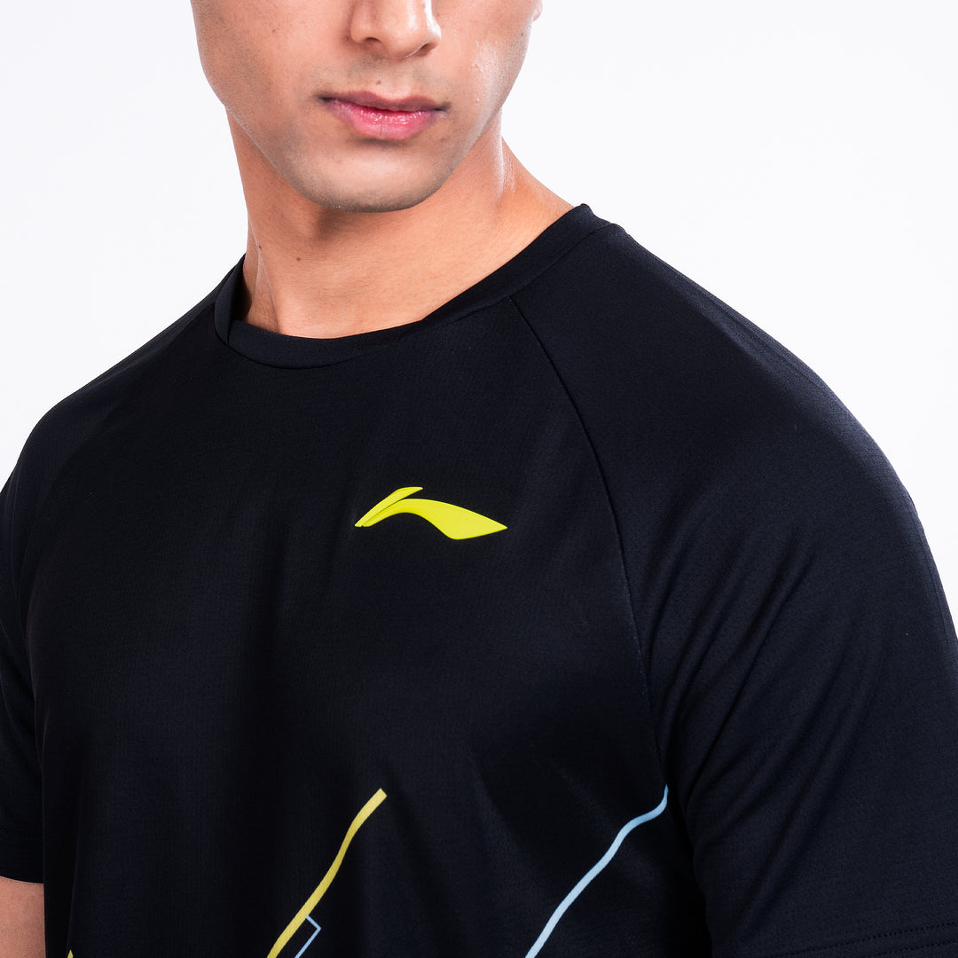 Li-Ning Prism T-Shirt (BLACK ; XS)