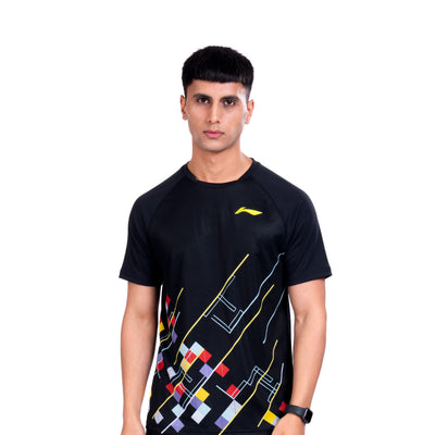 Li-Ning Prism T-Shirt (BLACK ; 2XS)