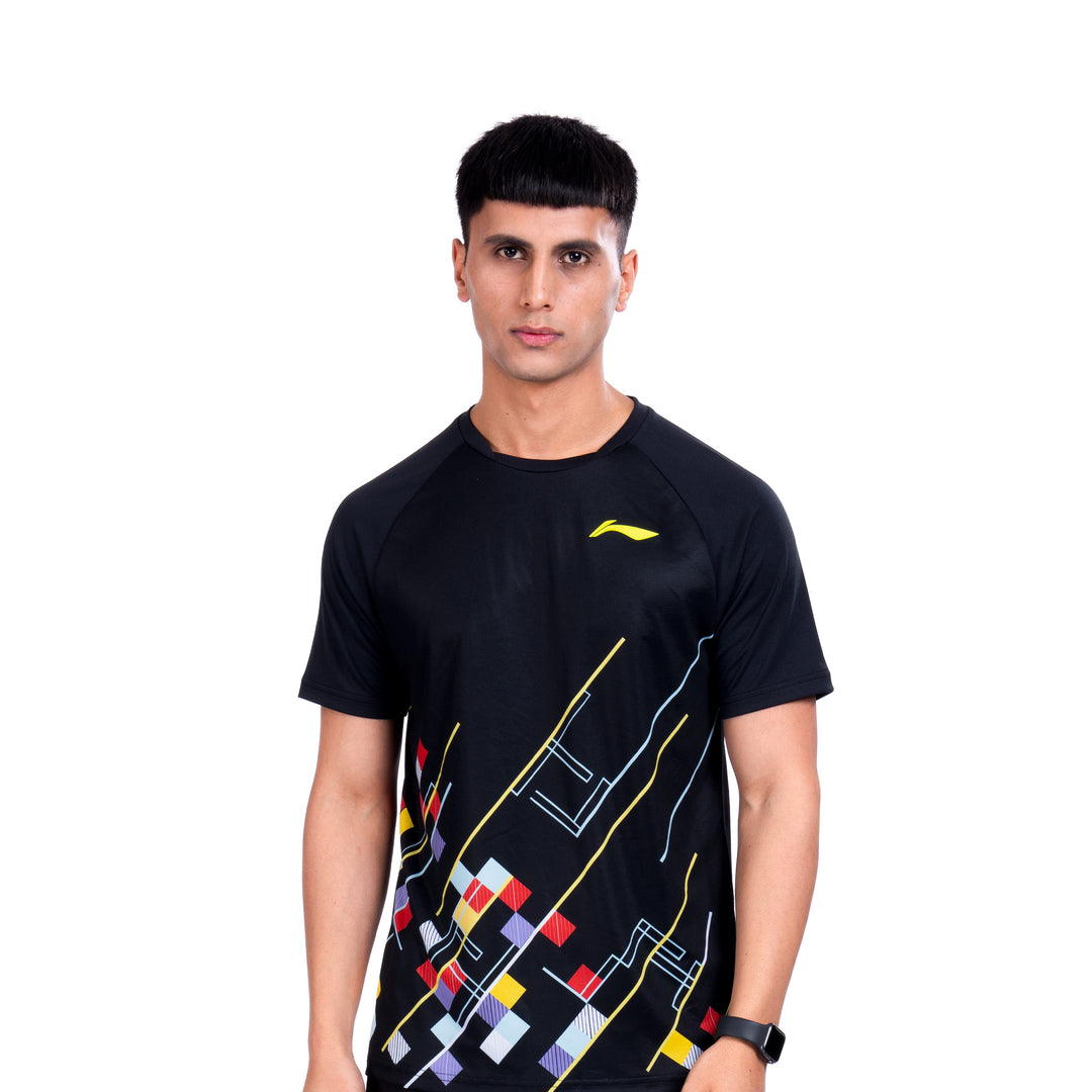 Li-Ning Prism T-Shirt (BLACK ; XS)