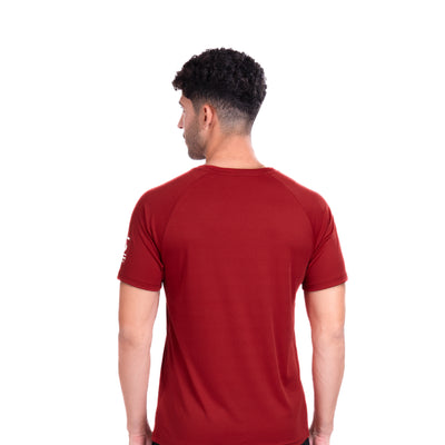 Li-Ning Raglan T-Shirt (RED ; 2XL)