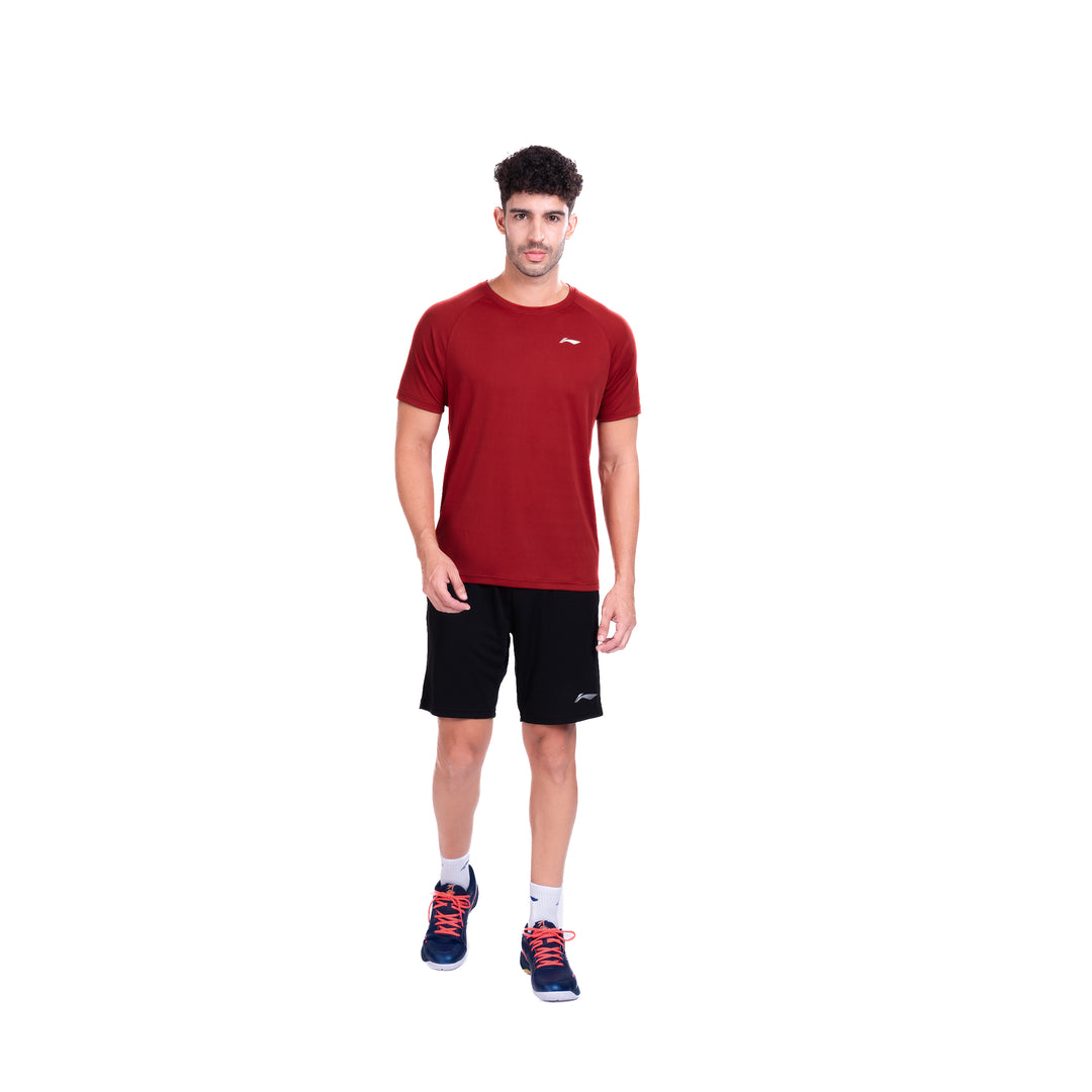 Li-Ning Raglan T-Shirt (RED ; 2XL)