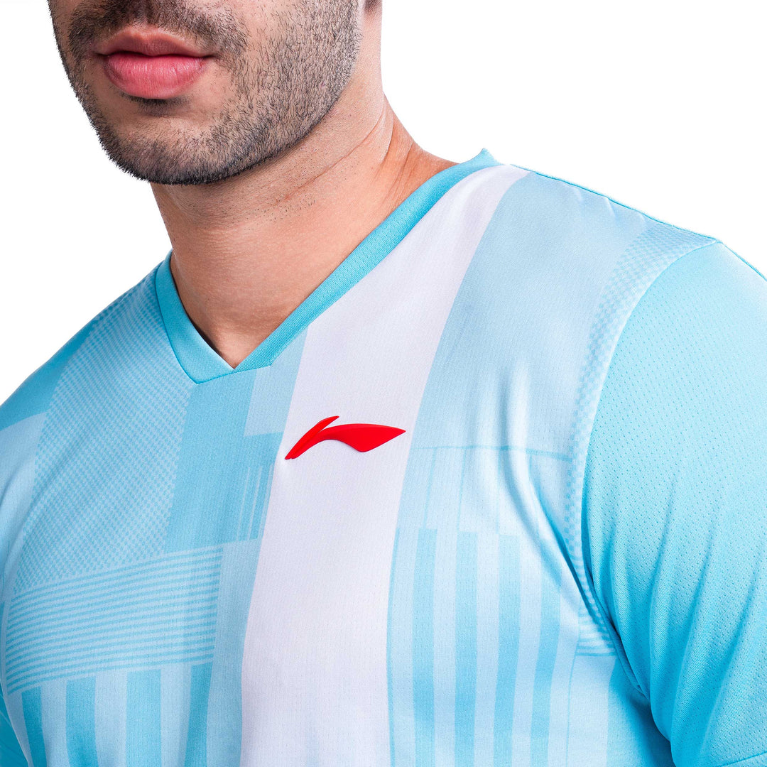 Li-Ning Stroke T-Shirt (SEA BLUE ; XS)