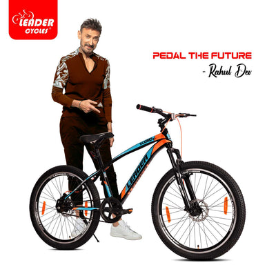 Leader Brawny 27.5T Single Speed MTB Cycle | Free Pan India Installation| Dual Disc Brake and Front Suspension Ideal for 12+ Years