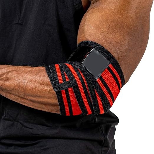 ALYV Elite Elbow Compression Support | Gym & Workout Elbow Sleeve/Wrap for Injury Prevention & Recovery