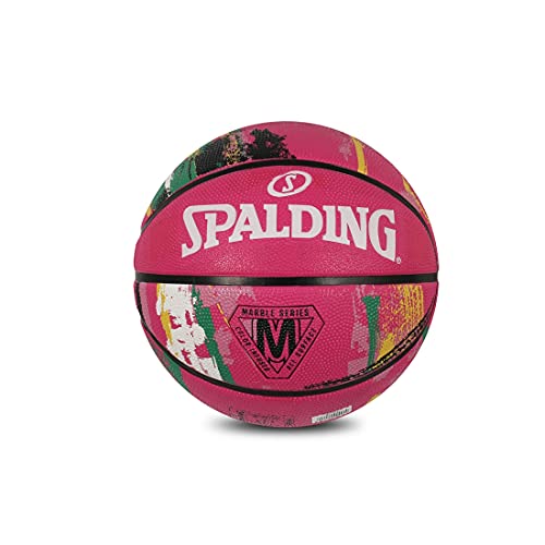 Marble Rubber Basketball (Pink) | 6