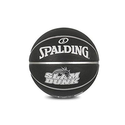 Slamdunk Rubber Basketball (Black) Size 7