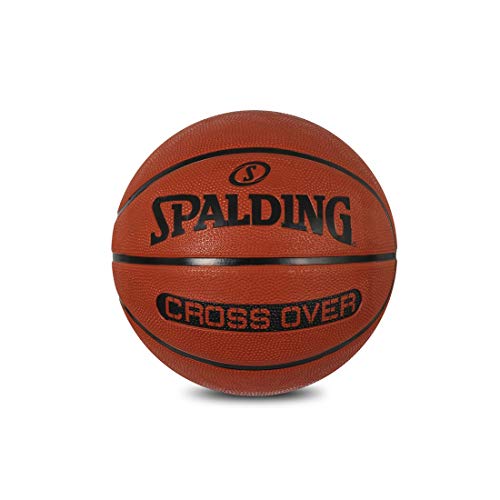 Crossover Rubber Basketball (Color: Orange | Size: 7)