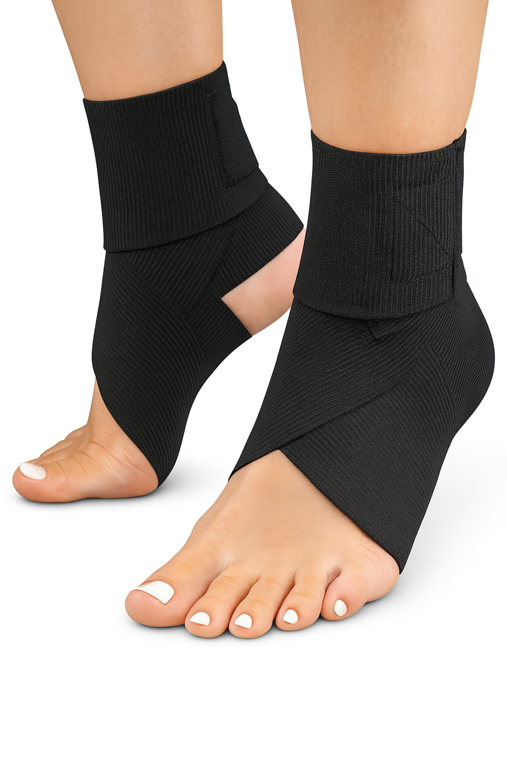 ALYV Adjustable Ankle Support Wrap – Compression Brace for Gym, Running, Sports & Injury Prevention – Unisex