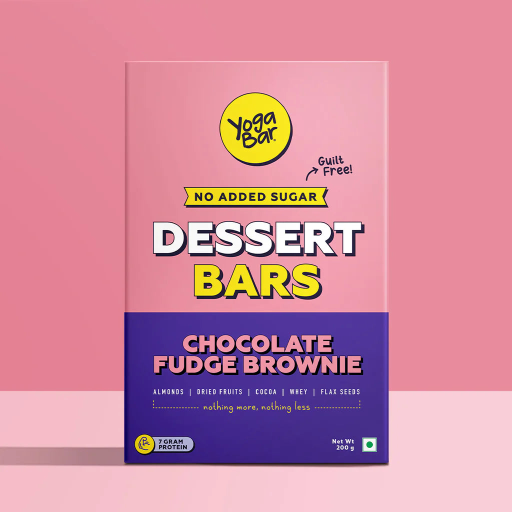 Chocolate Fudge Brownie Dessert Bar | Pack of 5 | 7g Protein & 5g Fiber