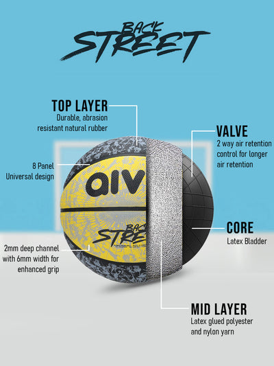 AIVIN BACK STREET BASKETBALL SIZE - 7 YL