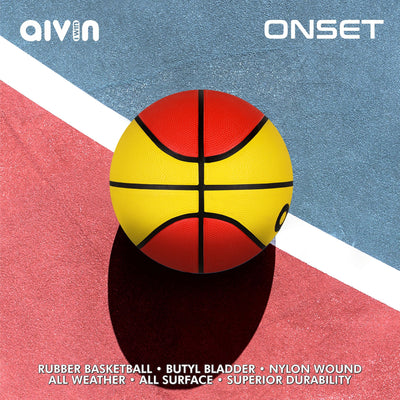 AIVIN ON SET BASKETBALL - YL  RED NO. 7