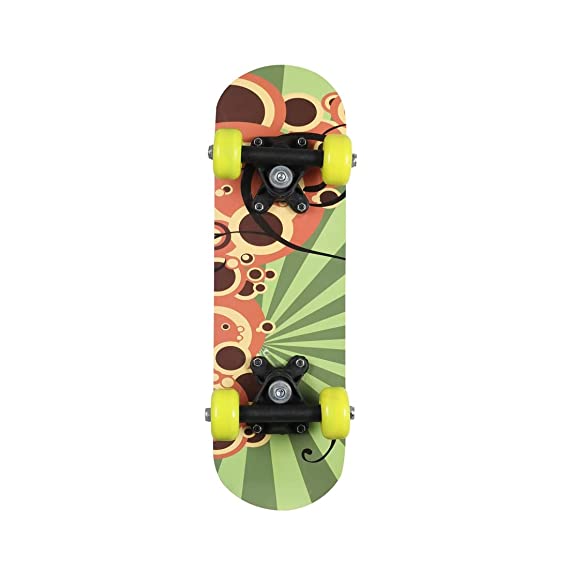 SPIN 18 Inch 6 inch x 4 inch Skateboard (Multicolor | Pack of 1)