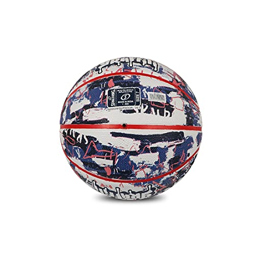 Graffiti Rubber Basketball (Blue-Red) | 7