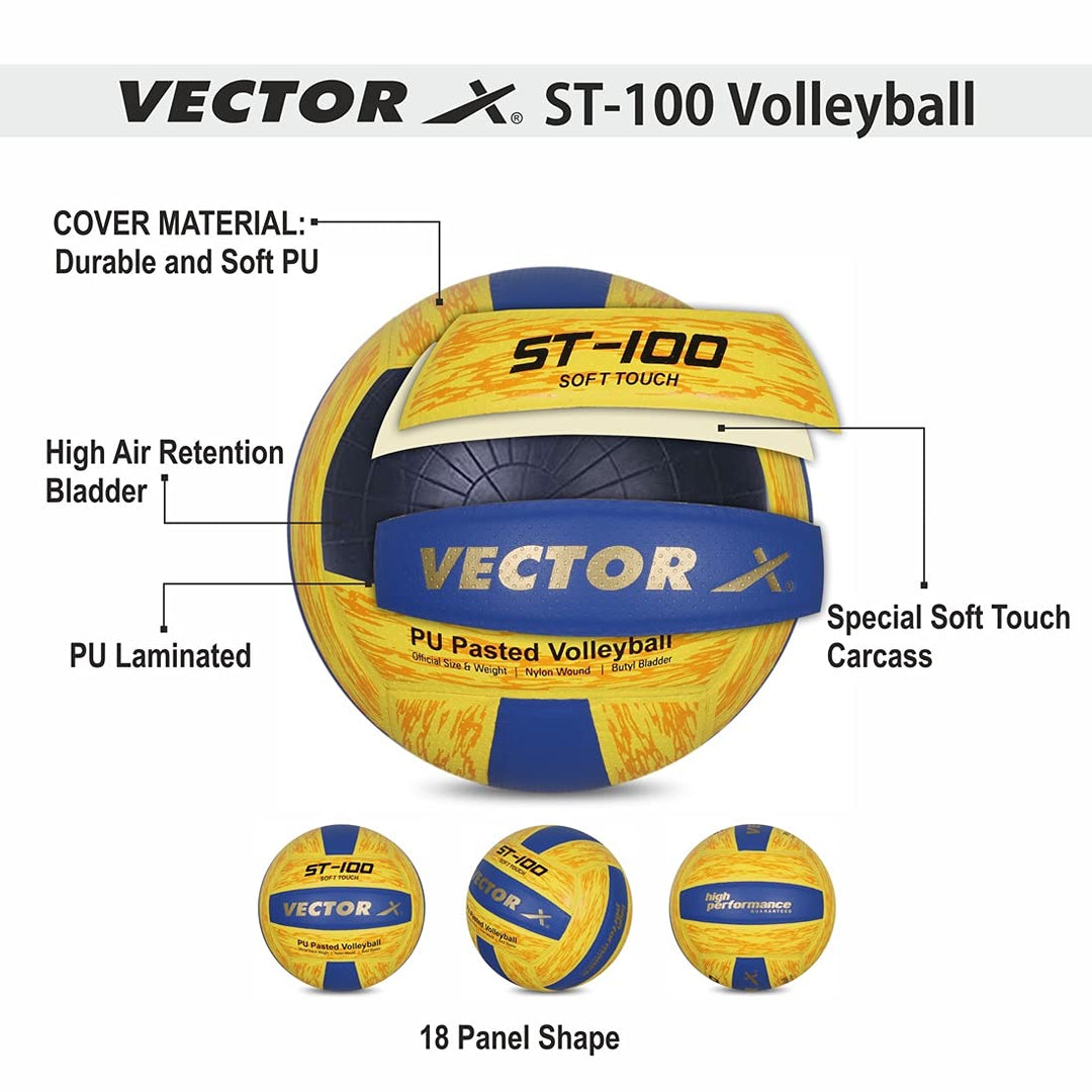 Volleyball ST-100 - Size: 4 (Pack of 1)