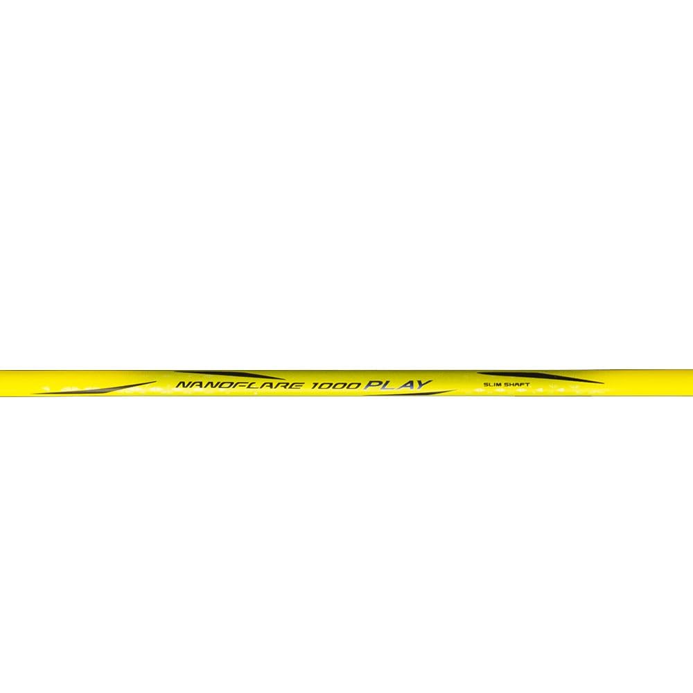 YONEX NANOFLARE 1000 Play Badminton Racquet|4U 5G|Lightning Yellow|Smash Speed|Medium Stiff|AERO Frame|Explosive Sonic Flare System|Head Light| Developed by Japan