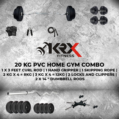 20 kg PVC Combo | Home Gym