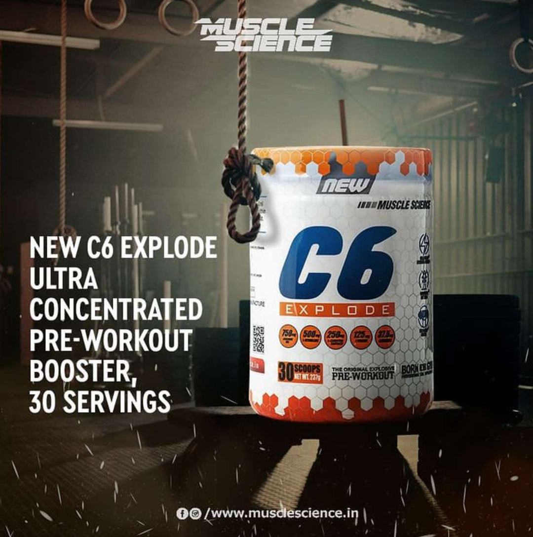 New C6 Explode Ultra Concentrated Pre-workout Booster | 30 Servings | Rocket Pop