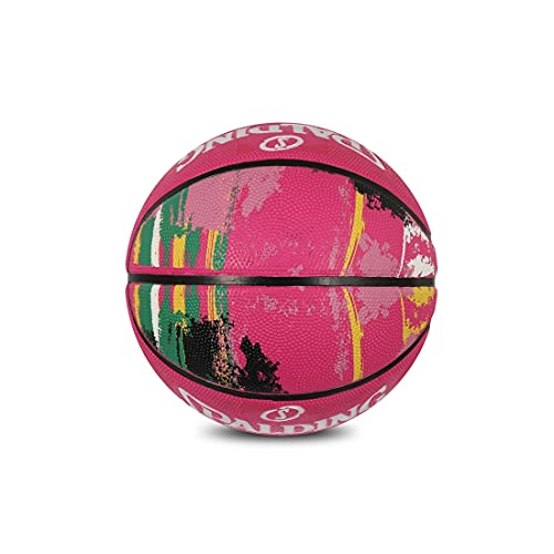 Marble Rubber Basketball (Pink) | 6