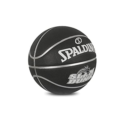 Slamdunk Rubber Basketball (Black) Size 7