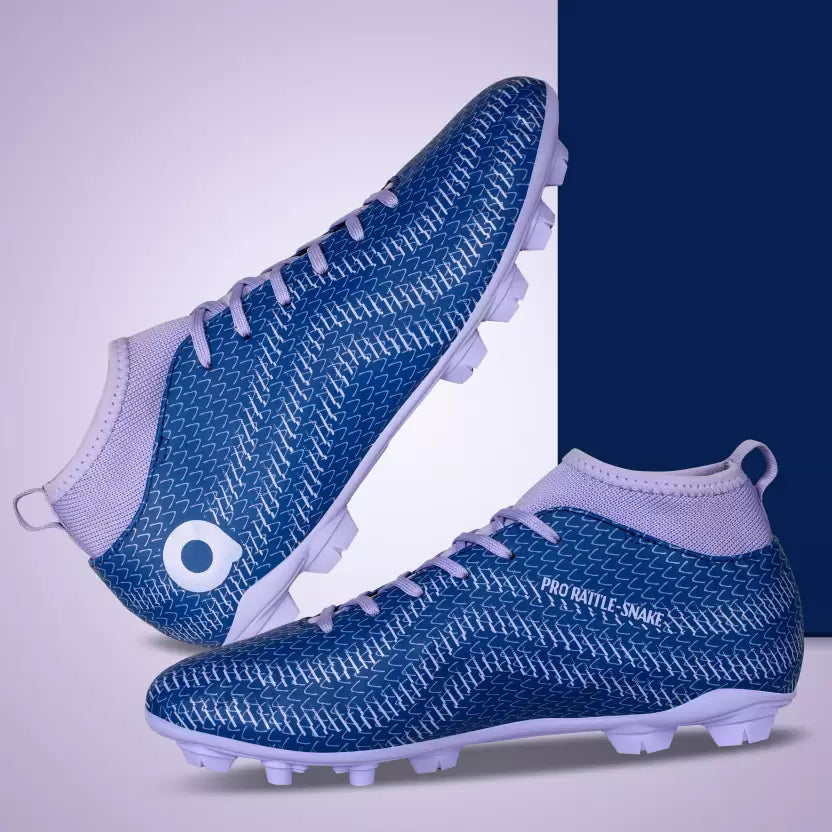 Pro Rattle Snake Football Stud Football Shoes For Men (Royal Blue)