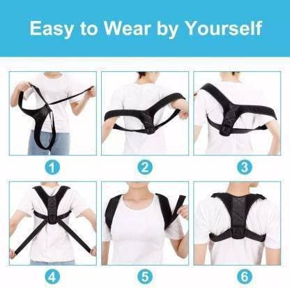 BAWALY Waist Shoulder Brace Back Support Bra Belt for Women