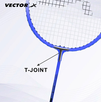 VXB-150 3-4TH Cover Blue Strung Badminton Racquet (Pack of: 2 | 75 g)