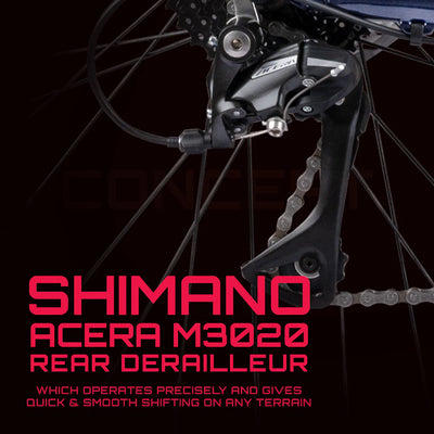 CRADIAC - Concept X | 24 Speed Gear GRAVEL Cycle | 700 * 47 C Bike | Rigid Fork | 6061 Alloy Frame | Nylon Tires | Shimano hydraulic Dual DISC Brakes | Ideal for 15+ Years Men/Boys/Girls