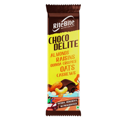 RiteBite Choco Delite Nutrition Bar (Pack of 12) , 480g