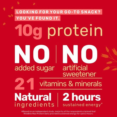 RiteBite Max Protein Daily 10g Choco Berry Protein Bars (Pack of 6), 300g