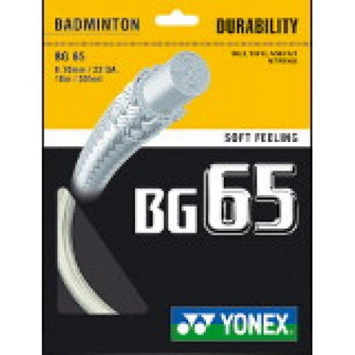 YONEX BG 65 Badminton Strings, 0.70mm (Lavender)