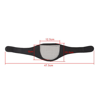 ALYV Neck Support Brace Strap | Adjustable Self Heating Neck Stretcher for Pain Relief and Bone Relaxer | Soft Magnetic Neck Support Cervical Collar Neck Wrap for Reliver (Pack of 1)