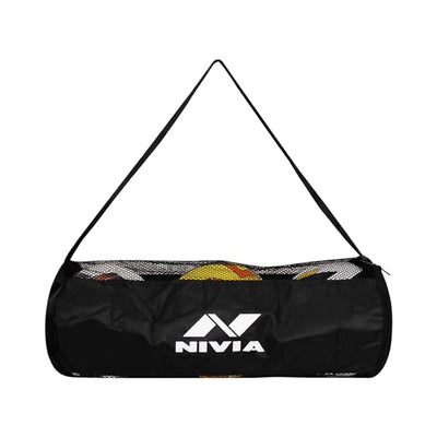 Nivia Ball Carrying Bag for 9 Balls, Polyester (Black)