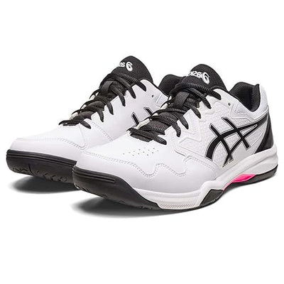 ASICS Men's Gel-Dedicate 7 Tennis Shoes (White |Hot Pink)