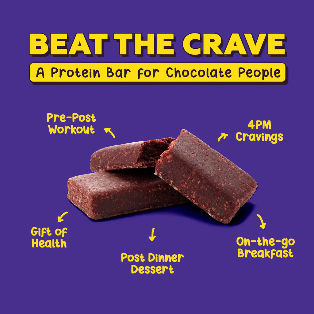 Chocolate Fudge Brownie Dessert Bar | Pack of 5 | 7g Protein & 5g Fiber