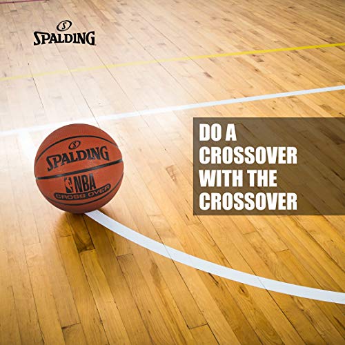 Crossover Rubber Basketball (Color: Orange | Size: 7)